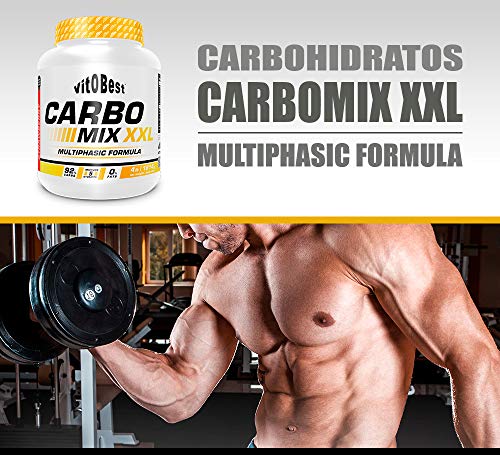 Vit-O-Best Carbomix XXL, Suplementos Alimentarios para Deportistas, Sabor a Limón - 1800 gr