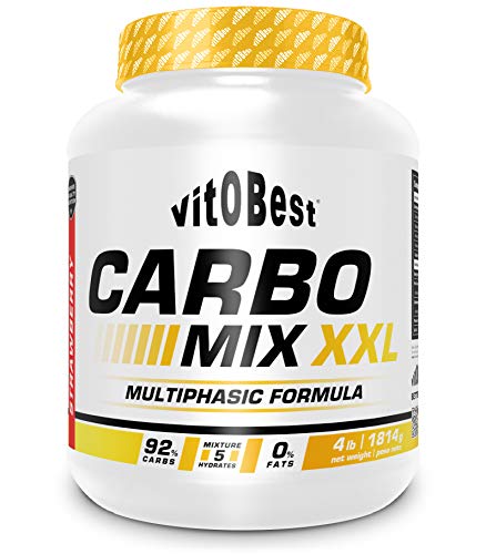 Vit-O-Best Carbomix XXL, Suplementos Alimentarios para Deportistas, Sabor a Limón - 1800 gr