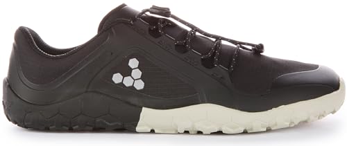 VIVOBAREFOOT Primus Trail III All Weather FG - Zapatillas sintéticas para Mujer, Obsidiana, 38 EU