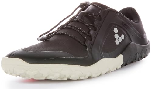 VIVOBAREFOOT Primus Trail III All Weather FG - Zapatillas sintéticas para Mujer, Obsidiana, 38 EU