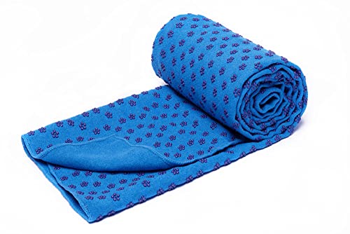 voidbiov Microfibra Toalla de Yoga Antideslizante para Hot Yoga con Malla Bolsa de Transporte(4 Colores), Secado Rápido Toalla Extra Larga