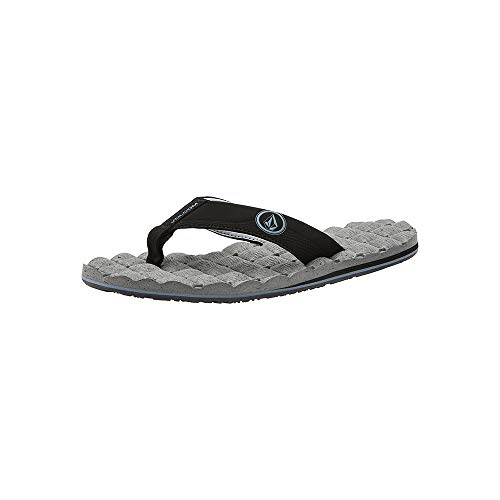 VOLCOM Recliner SNDL, Chanclas Hombre, Fog Grey, 42 EU