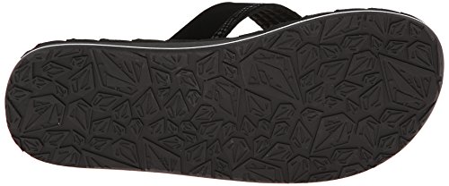 Volcom Recliner Sndl - Sandalias de material sintético para hombre, Negro - Schwarz (Black White BWH), 42-43EU