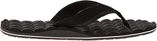 Volcom Recliner Sndl - Sandalias de material sintético para hombre, Negro - Schwarz (Black White BWH), 42-43EU