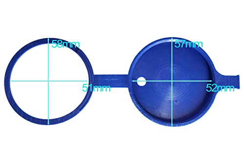 VSREI Tapón de repuesto para depósito de agua de limpiaparabrisas para Citroën C2,C5(2019-Curr) y Peugeot 206,207,C2,308S,2008(2020-Curr),308(2016-Curr),3008(2016-Curr),308S,408(14-Curr),508(19-Curr)