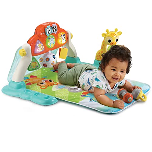 VTech Baby - Alfombra de gimnasio Selva divertida | Manta de actividades para bebés +0 meses | Versión ESP | Multicolor