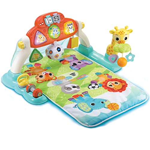 VTech Baby - Alfombra de gimnasio Selva divertida | Manta de actividades para bebés +0 meses | Versión ESP | Multicolor