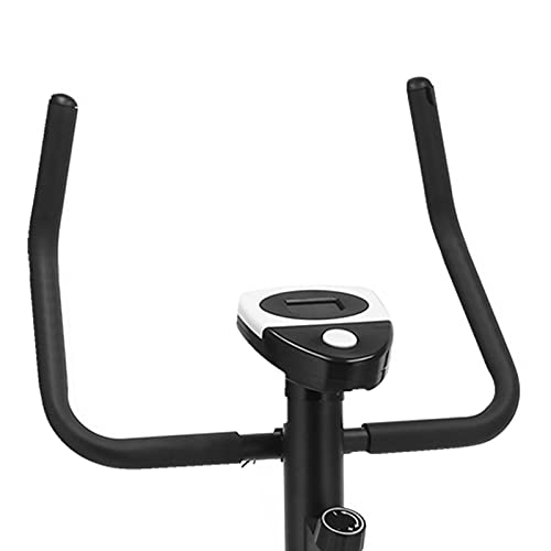 Wakects Bicicleta est¨¢tica magn¨¦tica de fitness con pantalla LED, bicicleta est¨¢tica de entrenamiento, bicicleta est¨¢tica para casa, bicicleta de ejercicio de interior, 120 kg de capacidad