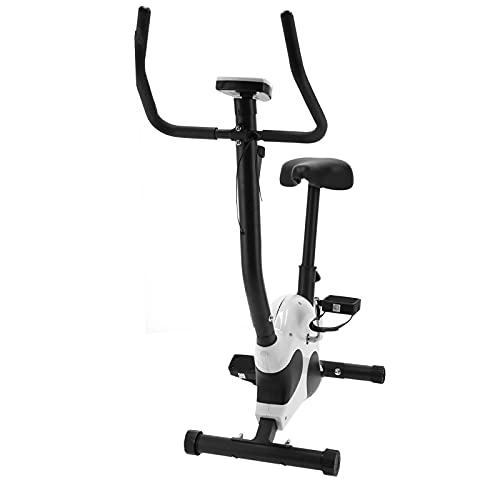 Wakects Bicicleta est¨¢tica magn¨¦tica de fitness con pantalla LED, bicicleta est¨¢tica de entrenamiento, bicicleta est¨¢tica para casa, bicicleta de ejercicio de interior, 120 kg de capacidad