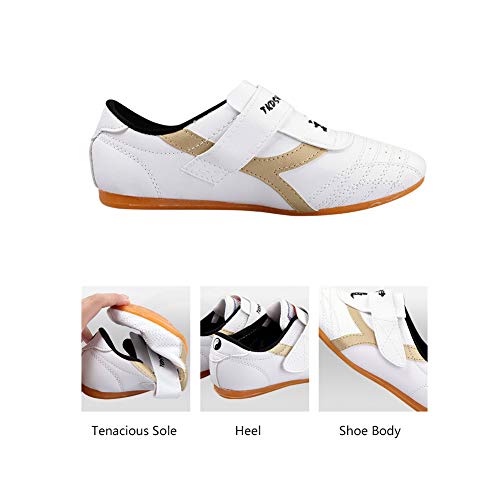 Wakects Taekwondo, Zapatillas de deporte Zapatos Kung Fu Tai Chi Transpirables para Adultos y Niños, Zapatos Deportivos Taekwondo Entrenamiento(33(215cm)-215cm