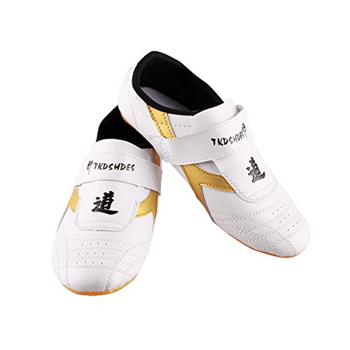 Wakects Taekwondo, Zapatillas de deporte Zapatos Kung Fu Tai Chi Transpirables para Adultos y Niños, Zapatos Deportivos Taekwondo Entrenamiento(33(215cm)-215cm