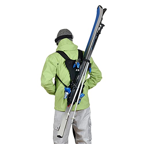 Wantalis Skiback Porte-Skis et bâtons Noir