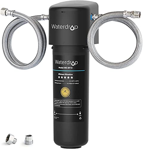 Waterdrop 10UA Sistema de Filtro de Agua para Debajo del Fregadero, 30.000 Litros Sistema de Filtrado de Agua de Alta Capacidad, Certificado NSF/ANSI 42, Reduce el 99,99% de Plomo, Cloro, Mal Sabor