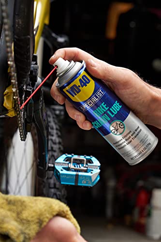 WD-40 Bike- Lubricante de Cadenas de Bicicleta para Todo Tipo de Condiciones y Ambientes- Spray 250ml