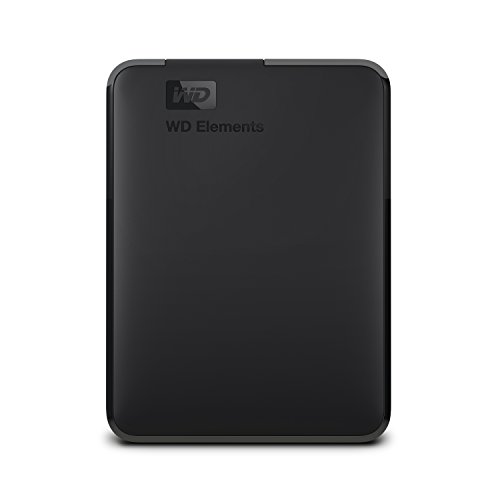 WD Elements - Disco duro externo portátil de 5 TB con USB 3.0, color negro