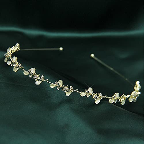 WeddHuis 1 Piezas Tocado para Pelo Corto con Diadema Original para Niñas y Novias