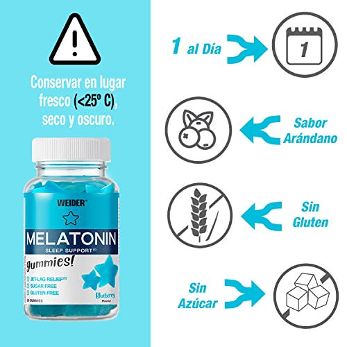 Weider Pack Gummies Melatonin + Multivit 640 ml