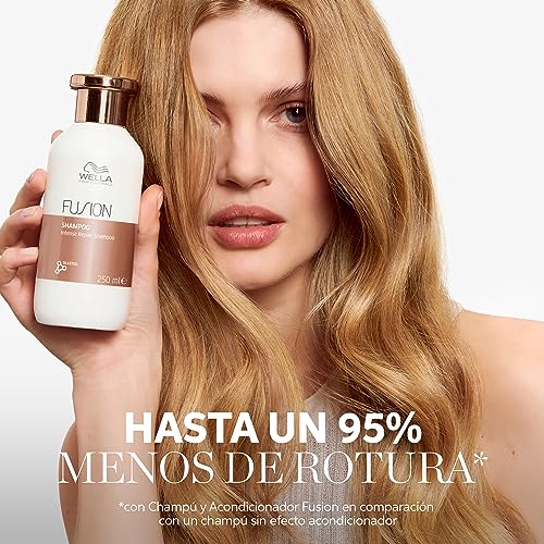 Wella Professionals Fusion Champú de Reparación Intensa, tratamiento hidratante para cabello seco