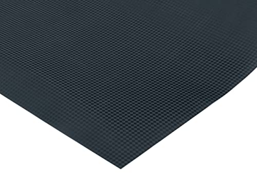 WENKO Alfombra de protección del suelo contra las salpicaduras de grasa, negro, efecto antideslizante, para colocar bajo el grill, esterilla impermeable ideal para exterior, 120 x 60 cm