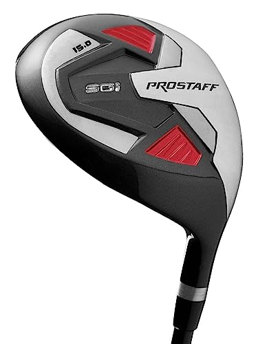 Wilson Golf Pro Staff SGI Driver MW 5, Palo de Golf para Hombre, Mano Dominante Derecha, Nivel Principiante y Avanzado, Grafito, Gris/Celeste, WGD1510005