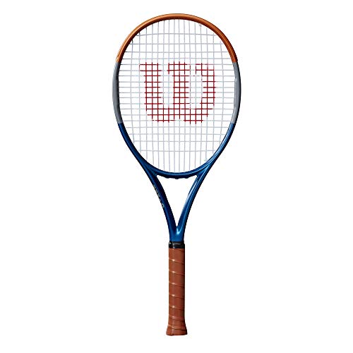 Wilson Roland Garros Clash Racket, Miniraqueta De Tenis Unisex Adulto, Blue/orange, NS