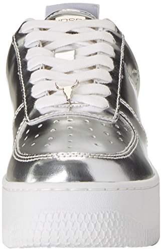 Windsor Smith WSPRACERR, Zapatillas con Plataforma Mujer, Plateado (Argento), 37