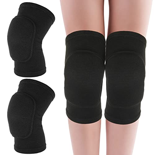 WLLHYF Rodilleras elásticas protectoras suaves y transpirables, rodilleras para hombres, mujeres y niños, rodilleras para voleibol, fútbol, tenis, correr, yoga, baile