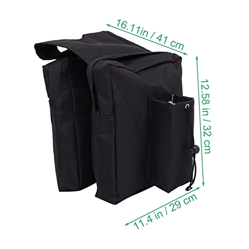 WOFASHPURET Bolso Lateral Alforjas De Antiguas Bicicleta Estática Bolsa De Cuadro Trasero Tirar Las Alforjas Bolsa De Bicicleta Bike Universal Tela Oxford Paquete De Vigas Delanteras