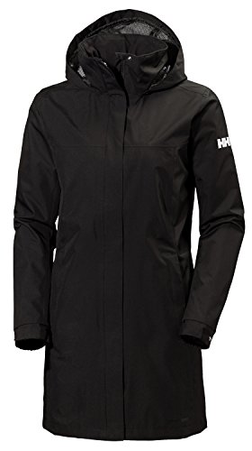 Womens Helly Hansen W Aden Long Coat, Negro, XS