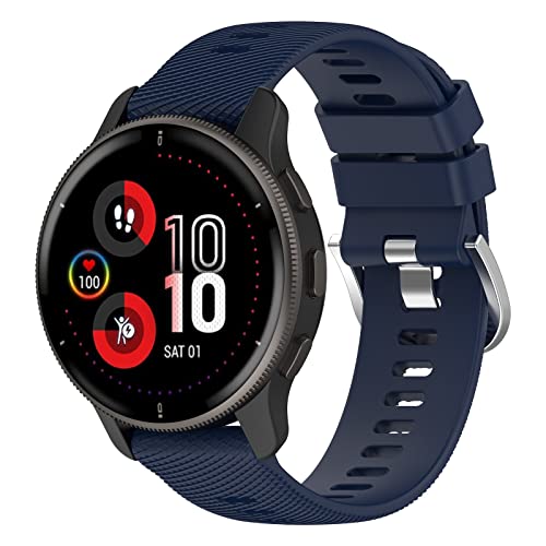 Wownadu Correa Compatible para Polar Ignite 3/Ignite 2/Ignite, 20mm Pulsera de Repuesto Azul Compatible para Polar Unite/Pacer Easy-Fit Transpirable Mujer Hombre (sin Reloj)