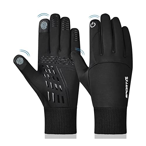 WPLSI Guantes de Invierno, Guantes Antideslizantes para Pantalla Táctil, Hombre Mujer Guantes de Pantalla Táctil,Aire Libre a Prueba de Viento Ciclismo Caza Escalada Guantes de Deporte