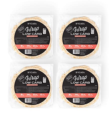 Wrap Proteico- Pack de 4 (4 x 320g) 1 TORTILLA APORTA 9g PROTEINAS- 14g CARBOHIDRATOS