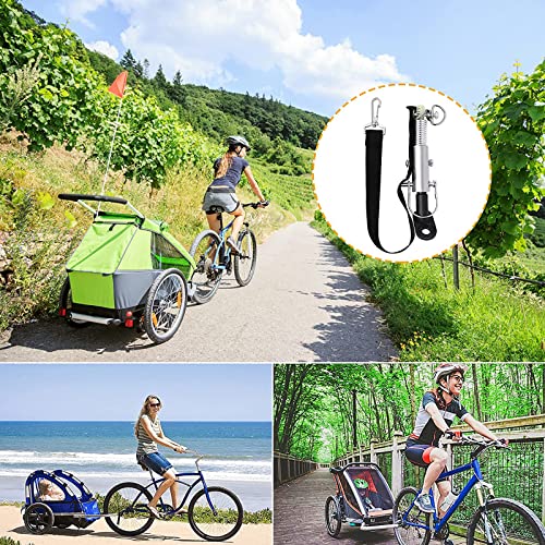 WTpin 1 Piezas Enganche Remolque Bicicleta Niño, Conector De Enganche De Remolque De Bicicleta, Acoplamiento para Remolque De Bicicleta, para Niños, Mascotas, Remolques de Bicicleta de Carga