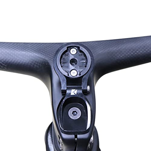 XBERSTAR Soporte de tapa superior para computadora de bicicleta, soporte de tapa superior para auriculares de bicicleta, soporte de computadora para Garmin Wahoo GPS (negro)