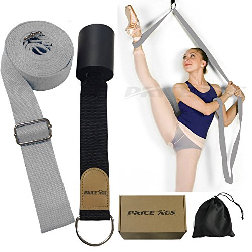 XEMZ Banda elástica para piernas, Entrenador de flexibilidad de Puerta, Mejorar la flexibilidad de la Pierna, Equipo Baile de Ballet Ejercicios de Taekwondo Entrenamiento de Gimnasia, Gris