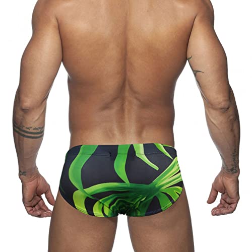 Xiangdanful bañador Slip Hombre es con Estampado de Rayas Love,Bodybuilding Personalidad bañadores bañadores Calzoncillos de Playa 2023,Zapatillas