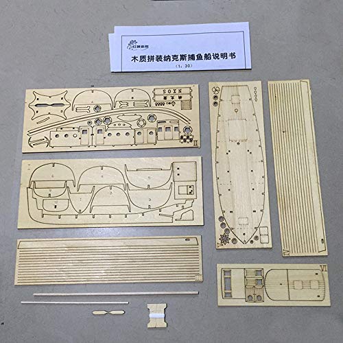 xiangshang shangmao Montaje en barco modelo madera barcos velero decoración juguetes regalos