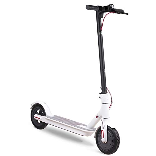 Xiaomi Mi Scooter - Patinete eléctrico plegable, 30 Km alcance, 25km/h, blanco