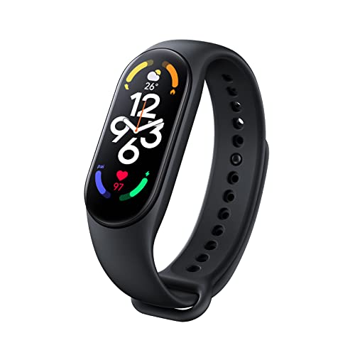 Xiaomi Mi Smart Band 7 Pulsera de Actividad, Pantalla AMOLED, 180mAh, 120 Modos de Entrenamiento, Impermeable 5 ATM, App Mi Fit, oxígeno Sangre Fitness Trake