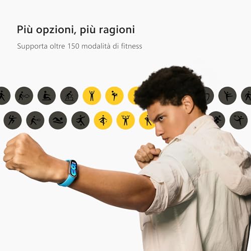 Xiaomi Mi Smart Band 8 - Pulsera de Actividad, Pantalla AMOLED de 60 Hz y 1,62’’, Monitorización de Frecuencia Cardíaca, 150+ Modos Deportivos, hasta 16 Días de Autonomía, Sueño, Estrés, Dorado