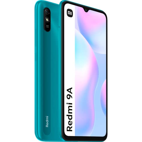 Xiaomi Redmi 9A - Smartphone, 6.53 Pulgadas, 2GB RAM / 32GB ROM, Dual SIM, Android 10, Verde (Aurora Green)