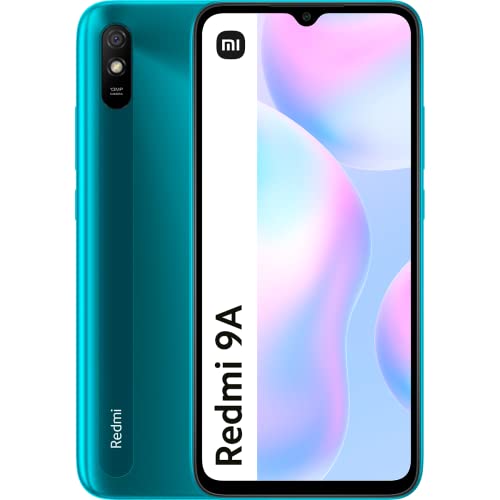 Xiaomi Redmi 9A - Smartphone, 6.53 Pulgadas, 2GB RAM / 32GB ROM, Dual SIM, Android 10, Verde (Aurora Green)