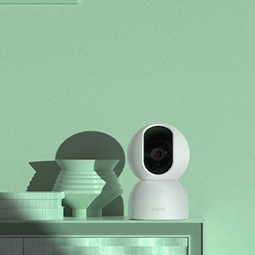 Xiaomi Smart Camera C400 Cámara de Vigilancia con Resolución 2.5K (2560 x 1440 megapíxeles), Lente 6P Camara vigilanci, Detección Humana Inteligente AI, Audio Bidireccional, Visión Nocturna, Blanco