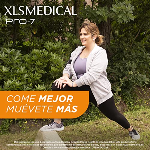 XLS Medical Pro-7 Pack 2 unidades - Resultados en 1 mes, con 7 beneficios, 3 sesiones gratis de Servicio de Nutricionista con mynudgeplan, Origen Natural, 180 comprimidos