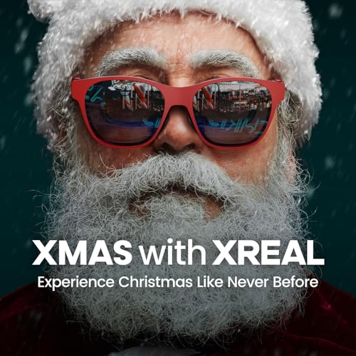 XREAL Air AR - Gafas de realidad aumentada, anteriormente Nreal, gafas inteligentes con teatro virtual Micro-OLED masivo de 201 pulgadas, gafas de realidad aumentada, reloj, transmisión y juego en