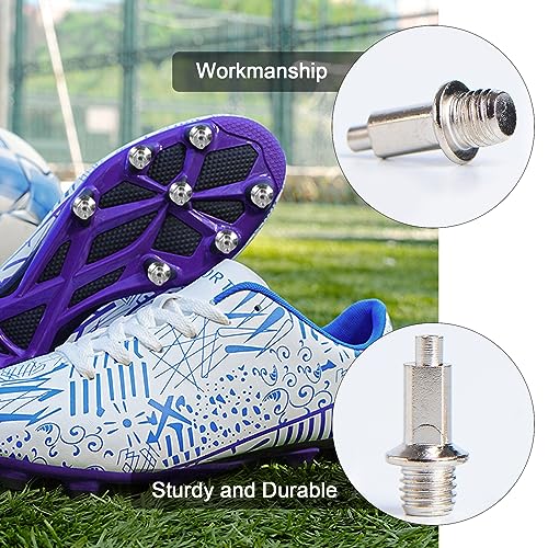 Yaclonq 18 clavos para zapatos de exterior, clavos de punta de acero con llave para atletismo, zapatillas deportivas, espinas de repuesto para zapatillas de correr, zapatillas deportivas, correr, etc