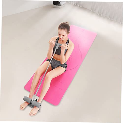 Yardwe Pedal Auxiliar Expansor De Pecho Elástico Cuerda Para Sentarse Abdomen Cuerda De Ejercicio Pedaleras Cordón Pedal De Patada Máquina De Gimnasio Portátil Ayuda Para Abdominales Con