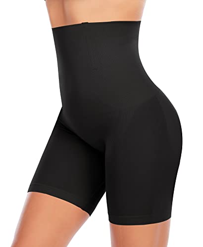 YARRCO Braga Faja Reductora Mujer Adelgazante Braguitas Moldeadoras Cintura Alta Invisible Sin Costuras Shapewear (#2 Negro,XXL)