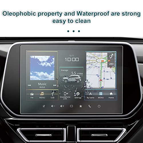 YEE PIN 2 unidades de 9 pulgadas compatible con Suzuki S-Cross 2022 2023 Nano-Film Navigation Protector de pantalla S-Cross Navi antiarañazos transparente