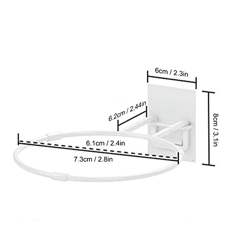 Yeeda Soporte de almacenamiento de bolas montado en la pared, soporte de pelota de deportes de acero al carbono, soporte de pared adhesivo para baloncesto, fútbol, voleibol ejercicio